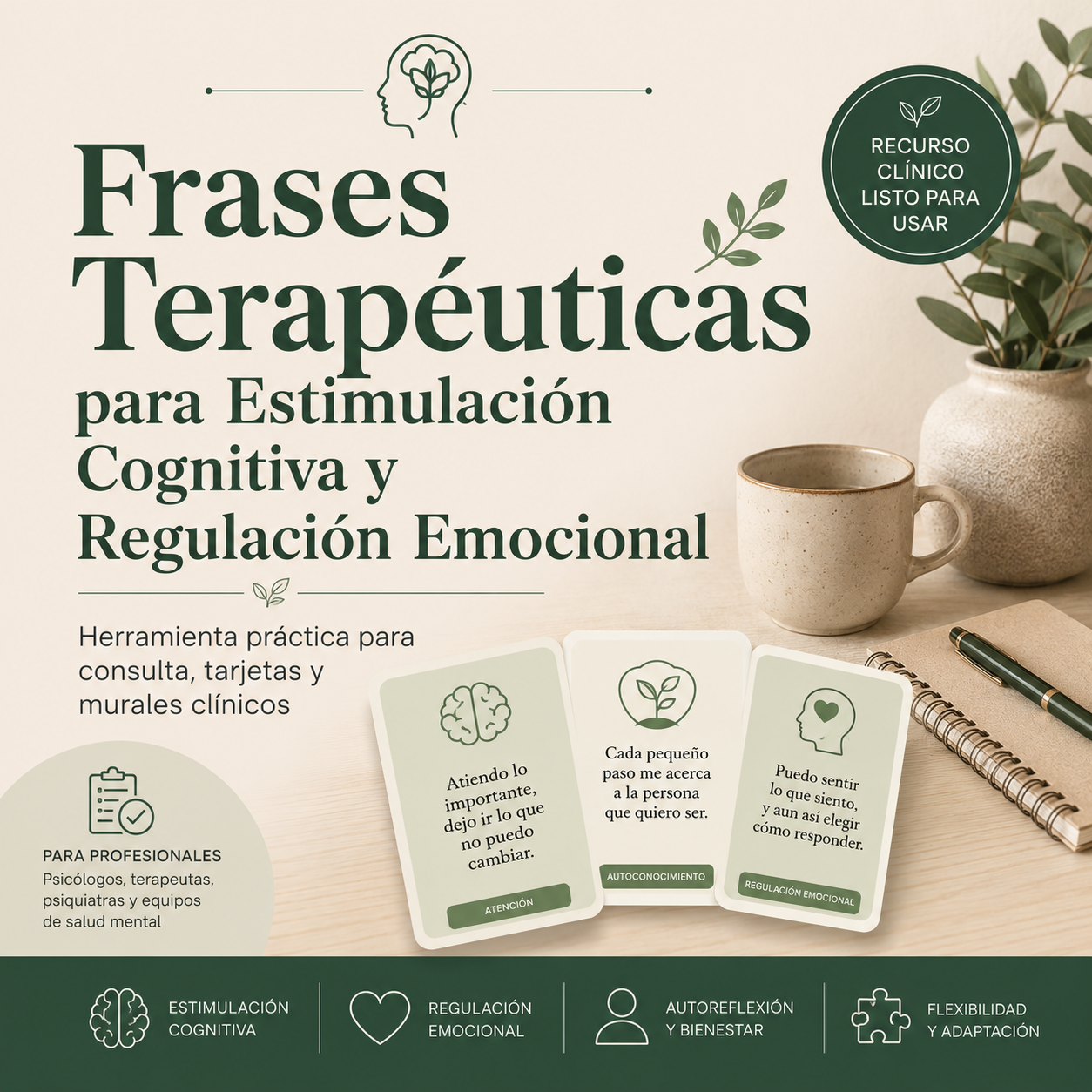 Frases Terapéuticas para Estimulación Cognitiva y Regulación Emocional 💡