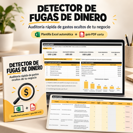 Detector de fugas de dinero 🔎