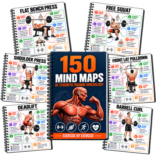 150 Kinesiology Mind Maps 💪🏽