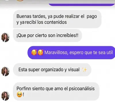 Testimonio sobre Domina el Psicoanálisis Sin Complicaciones