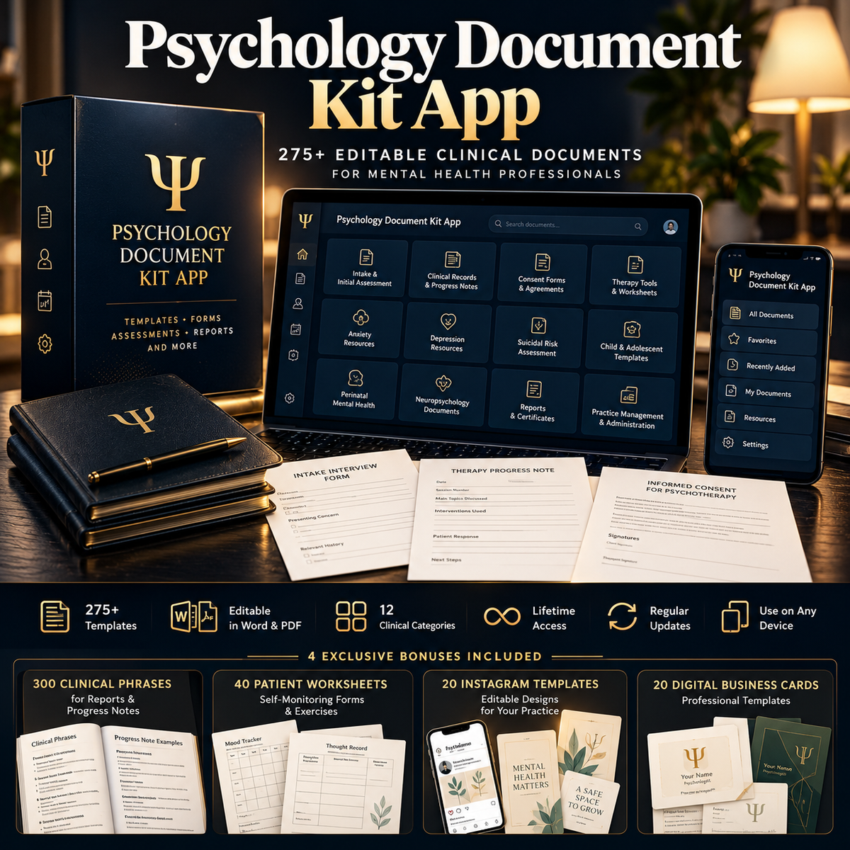 Psychology Document Kit App 📱